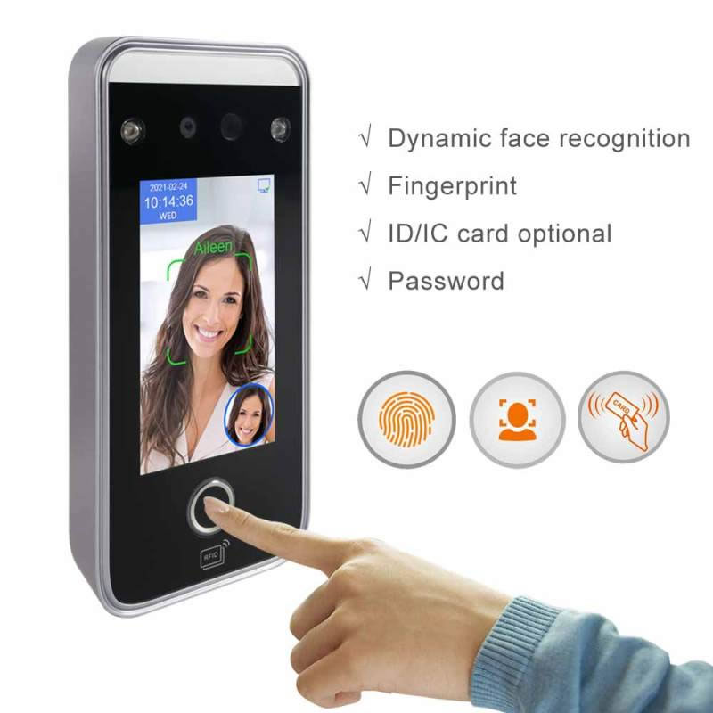 AI06F Dynamic Face and Fingerprint Recognition Terminal